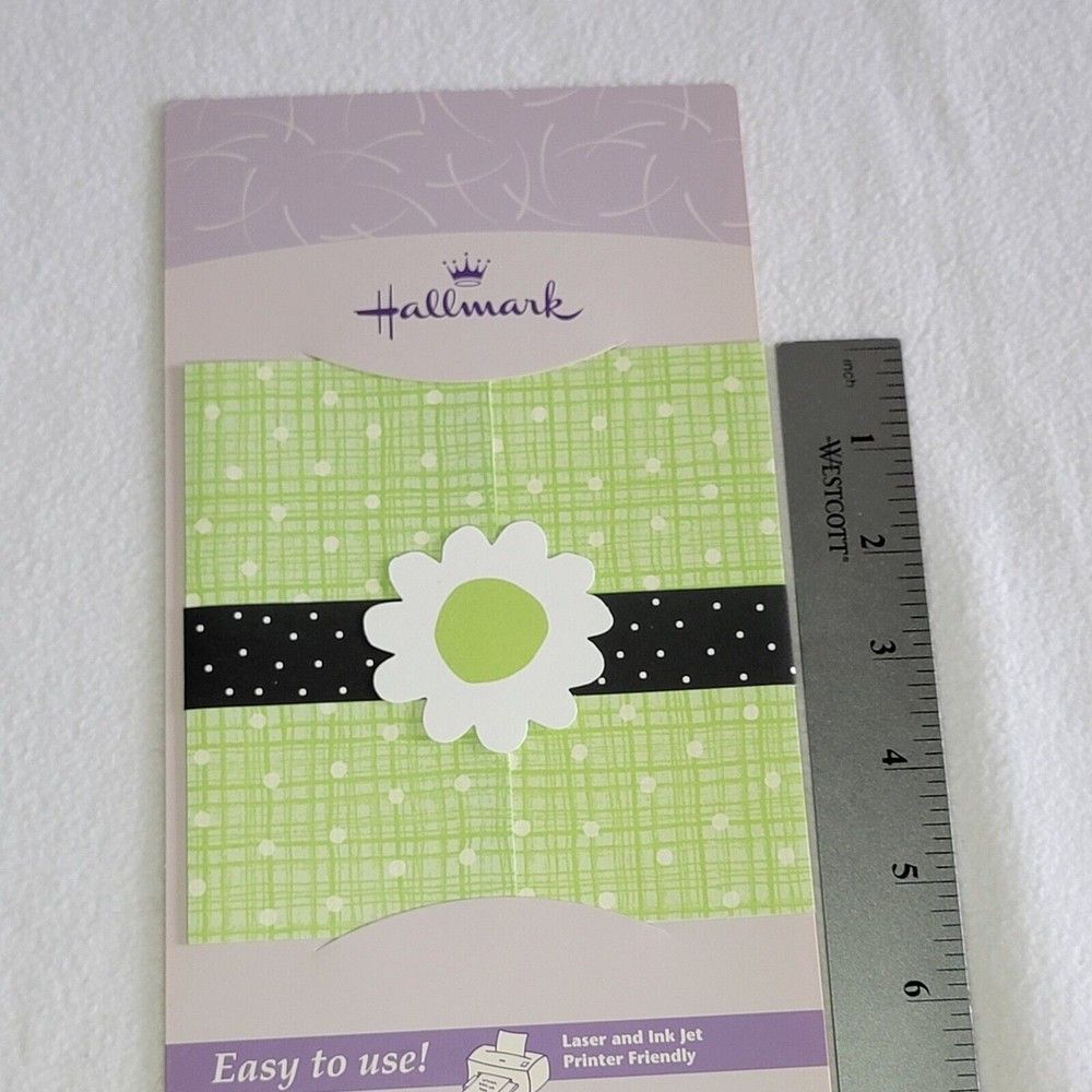 Hallmark Vintage 20 Blank Foldable Printable Notes Band Seal Matching Envelopes